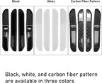 Compatible with Tesla Model 3 Door Edge Guards Protector,4 Pcs White Car Door Anti-Collision Strips for Model 3 2017 2018 2019 2020 2021 2022 2023 Scratch Guard Model 3 Door Protector Strip