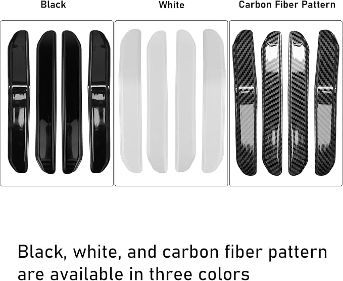 Compatible with Tesla Model 3 Door Edge Guards Protector,4 Pcs White Car Door Anti-Collision Strips for Model 3 2017 2018 2019 2020 2021 2022 2023 Scratch Guard Model 3 Door Protector Strip