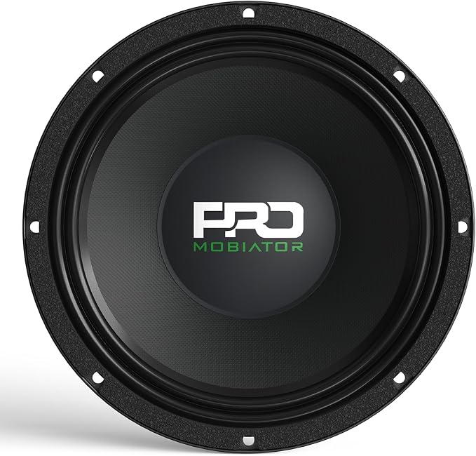 PRO108MB Loudspeaker - 10" Midbass Aluminum Basket, 1600W Max, 400W RMS, 8 Ohms - Premium Quality Audio Door Speakers for Car or Truck Stereo Sound System (MB-PRO108MB)