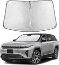 Windshield Sunshade Compatible for Jeep Wagoneer 2022-2023 2024 2025, Sun Visor for Front Windshield & Window Sun Shade Cover, UV Heat Blocker & Protector, Car Accessories