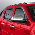 Voron Glass in-Channel Extra Durable Rain Guards for Chevrolet (Chevy) Avalanche 2007-2013, Window Deflectors, Vent Window Visors, 4 Pieces - 200266