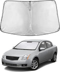 Windshield Sunshade Compatible for Nissan Sentra 2007-2010 2011 2012, Sun Visor for Front Windshield & Window Sun Shade Cover, UV Heat Blocker & Protector, Car Accessories