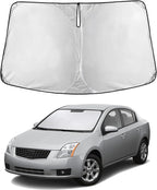 Windshield Sunshade Compatible for Nissan Sentra 2007-2010 2011 2012, Sun Visor for Front Windshield & Window Sun Shade Cover, UV Heat Blocker & Protector, Car Accessories
