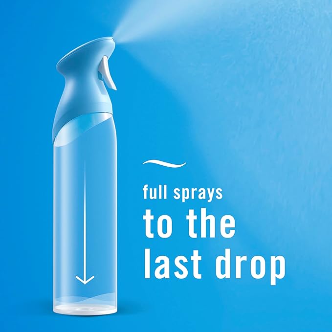 Air Mist, Air Freshener Spray, Odor Fighting Room Spray, Deodorizer for Home Bathroom Kitchen Office Apartment Dorm Room Classroom, Heavy Duty Crisp Clean Scent, 8.1oz (Pack of 3)