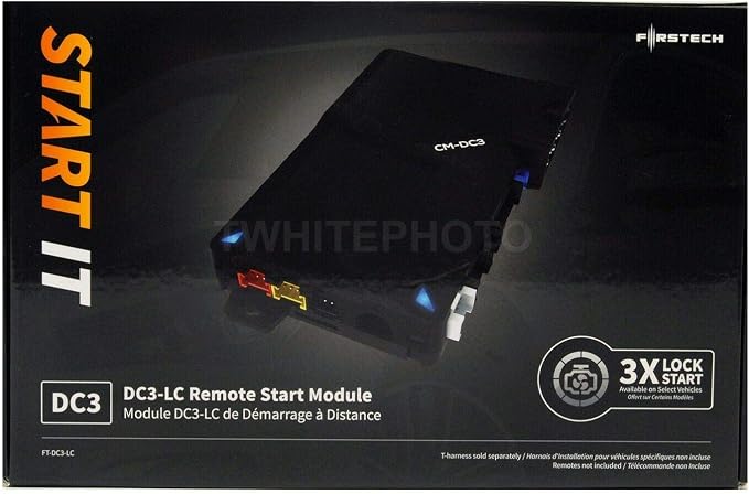 Firstech FT-DC3-LC Remote Start Module FTDC3LC DC2-S Replacenemt DC3S 7200S Bypass Module for High and Low-Current Draw Vehicles.