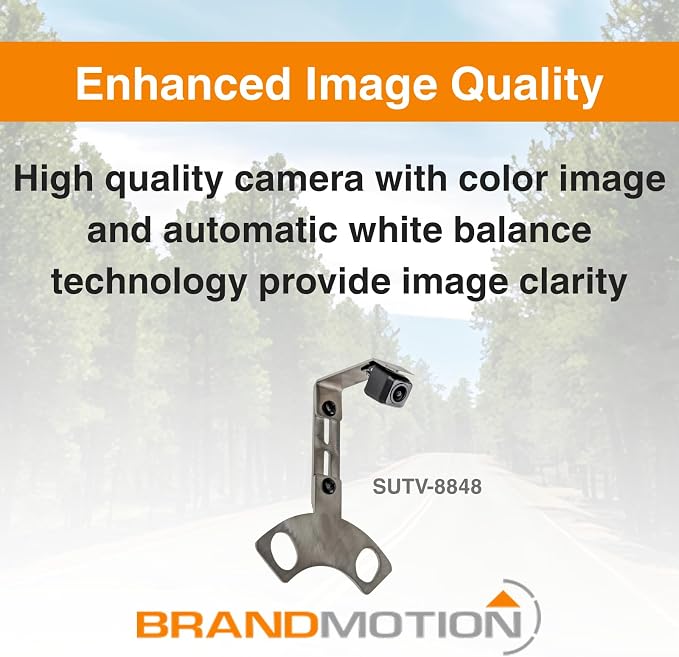 SUTV-8848 SummitView Adjustable Rear Vision System | Fits 2007-2018 Wrangler JK and 2018-2021 Wrangler JL with Aftermarket Display | Waterproof Case with Anti-Fog Lens