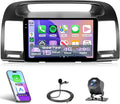 4G+128G Android 15 Car Radio for Toyota Camry 2000-2006, Car Stereo Wireless Carplay Andorid auto Mirror Link 9'' INCELL Touchscreen GPS WiFi Bluetooth 5.0 FM/RDS EQ-32 SWC Backup Camera