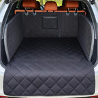 SUV Cargo Liner for Dogs, Full Coverage Non-Slip Cargo Cover with Cushioned Sides to Protect Your Dog, Waterproof & Durable, Machine Washable Trunk Protector Mat (L, Black)