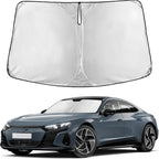 Windshield Sunshade Compatible for Audi S e-tron GT 2025 2026, Sun Visor for Front Windshield & Window Sun Shade Cover, UV Heat Blocker & Protector, Car Accessories