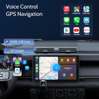Double Din Car Stereo Radio with 7 inch HD Touchscreen, Wireless Apple Carplay & Android Auto, Bluetooth, SWC, Mirror Link, AUX,FM Car Radio Receiver(No backup reversing camera)|for All Vehicle