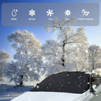 Sun Protector for Car Windshield, (82 x 47 inches) Automotive Exterior Accessories Windshield Cover Snow Ice Hail Protector Car Cover Oxford Fabric Heat & Sag-Proof Windshield Frost Cover