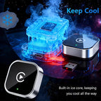 2026 Upgraded Wireless CarPlay Adapter - Fast Auto-Connect, Stable Connection, Mini Size Plug & Play Adapter for iPhone & Android Auto Compatible Cars
