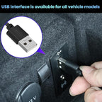 Car Interior LED Lights, Automotive Ambient Neon Light Kit with USB Port, Car Accessories, Gifts for Men and Women, 4 in 1 Decoration Lights for Car, Garden, Home, Party（Ice Blue）