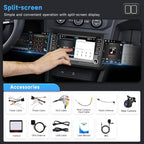 8 Core 6+128G Android Car Radio for VW Passat Golf MK5 MK6 Jetta T5 EOS Polo Touran Seat Sharan Wireless Carplay Android Auto, 7'' Touchscreen Car Radio with GPS Bluetooth WiFi FM/RDS DSP Rear Camera