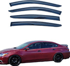 Tape On Rain Guards Window Visors Compatible with 2019-2025 Nissan Altima,Side Window Wind Deflectors Rain Guards Shade for 19-25 Altima,Vent Visors, Easy Installation,Car Accessories-4PCs