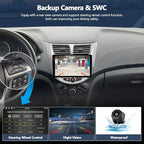 4G+128G Car Stereo for 2012 2013 2014 2015 2016 2017 Hyundai Accent Radio Android 15 CarPlay Android Auto GPS Bluetooth 9 Inch in-Cell 1280 * 720 Touch Screen Head Unit with Backup Camera