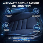 Car Seat Cushion Pad for Driving, Chair Cushion for Office/Truck with Memory Foam, Seat Cushion Comfortable and Durable Black | Memory Foam, For Driving, For Office/Truck, Comfortable and Durable