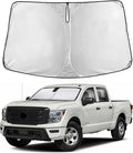 Windshield Sunshade Compatible for Nissan Titan 2020-2022 2023 2024, Sun Visor for Front Windshield & Window Sun Shade Cover, UV Heat Blocker & Protector, Car Accessories