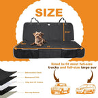 Dog Car Seat Cover for Back Seat, Car Seat Covers for Pets, Nonslip Backseat Cover Protector, Washable Bench Seat Covers for Trucks & SUV