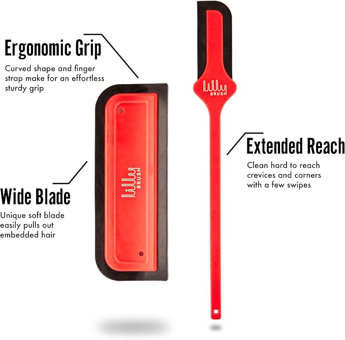 Pro Pet Hair Tool Kit | Pet Hair Remover for Couch, Car Carpet, Car Seat, Auto Interior Detailing Kit, Cat and Dog Hair Remover Tool, Cat Fur Remover, Deep Cleaning Tools