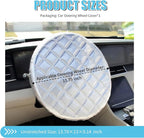Car Steering Wheel Cover for Sun Shade,Foldable Car Wheel Cover for Heat Insulation & Sun Protection,Universal Steering Wheels Covers Cars Accessories Fit for 15.75" Wheels