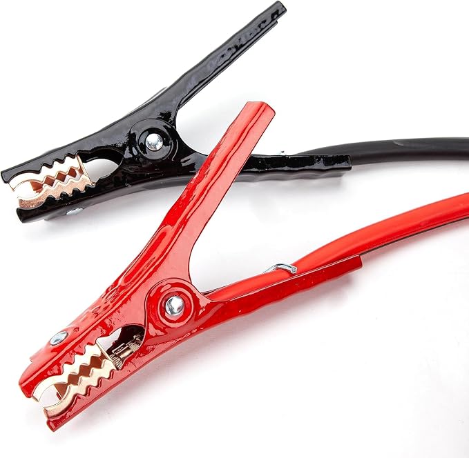 Heavy-Duty Jumper Cables for Car, Includes 2 Gauge Wire Conductor 20' car Jumper Cables & 365 Day Roadside Assistance