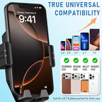 Truck Phone Holder Mount,Car Phone Holder,Dashboard Windshield Phone Holder 16.9 inch Long Arm,Super Suction Cup Compatible with Pickup Truck,Commercial Truck and All Phone
