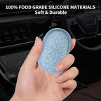 ME.FAN Car Coasters for Cup Holders [4 Pack] - 2.75In Silicone Auto Mug Mats - Universal Non-Slip Recessed Car Interior AccessoriesEther
