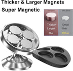【2 Packs Magnetic Phone Holder for Car【Strong Magnet】 Phone Holders for Your Car Phone Holder Mount【4 Metal Plate】 Universal Car Accessories for Women Men for iPhone Samsung Speakerphones