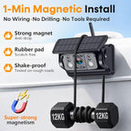 Magnetic RV Backup Camera Wireless with 7" Monitor: 1-Min No Wiring Esay Setup for Trailer Camper - 1080P HD See Every Obstacle Clearly for Campsite Reversing & Drive Monitoring