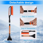 Ice Scraper and Snow Brush for Car Windshield, Snow Scraper for Car, Snow Winter Car Necessities, Multi Functional Car Snow Removal Tools, Car Accessories Gift for Women and Man Accessories