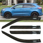 4pcs Original Shatterproof Window Wind Deflectors for Edge 15-24,Tape-on Rain Guards Sets,Good Looking Window Visors for Cars,Car Accessories,Vent Deflector fit for 2015-2024 Ford Edge 94930