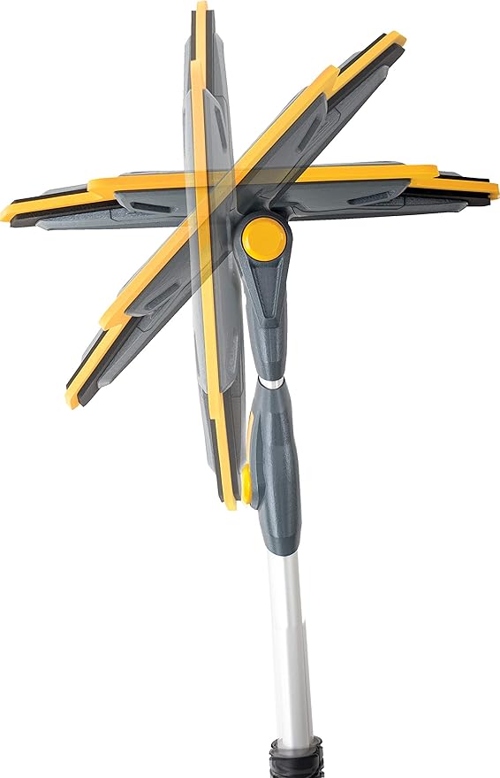 ABTT5212 Telescoping Scratch-Free Snow Brush with End Scraper and Cushioned Grip, 52-Inch