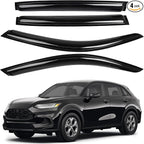 Window Rain Guard for Honda HRV 2023 2024 2025 2026 Outside Tape-On Shatterproof Sun Smoke Guard Vent Visor Side Window Wind Deflectors Accessories for Honda HR-V 2023 2024 2025 2026