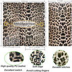 Premium Car Registration and Insurance Holder,Registration Insurance Card Holder of Leopard Print PU Leather Looks Stylish and Special,Glove Box Organizer Makes Your Documents In Order.