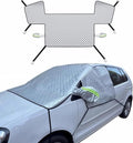 Thickened Full Windshield + Side Window Coverage ，Winter Car Windshield Snow Ice Cover Waterproof,Windshield Sun Shade Cover All Season Universal Protection for Cars, SUVs, Trucks,Minivans.