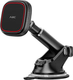 for MagSafe Car Mount, Dashboard & Windshield Suction Cup Holder with Telescopic Arm, Magnetic Phone Holder for Your Car, Designed for iPhone MagSafe Case (Black-Magsafe)