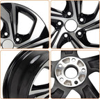New 16x7" 16 Inch Premium Aluminum Alloy Wheel Rim Compatible with Honda Accord 2016 2017 OEM Design, Alloy Replacement Wheel, Super Duty Car Rims Replacement, OE Stock Specs ﻿