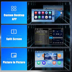 4+128G Android 15 Car Stereo for Hyundai Elantra 2014-2016, 9” Touchscreen Radio with CarPlay, Android Auto, Bluetooth, GPS Navigation, WiFi, DSP, FM, RDS + AHD Backup Camera