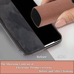 Computer Laptop Phone Screen Cleaner, Touchscreen Cleaning Spray and Wipes Accessories to Remove Fingerprint for MacBook Display iPad iPhone Screens Mac TV - Pink Purple Blue