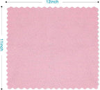 Orighty Microfiber Cleaning Cloth, 24 Pack Highly Absorbent Cleaning Supplies, Reusable Clean Rags for House, Microfiber Cloth for Kitchen, Window, Car Care, 11.5x11.5 inch Pink