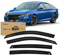 Window Rain Guards for Honda Accord 2018 2019 2020 2021 2022 2023, Window Wind Deflectors Vent Visors, Tape on-4PCS