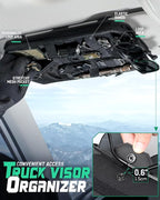 Tactical Car Sun Visor Organizer, Fit Cars Trucks SUV Jeeps Patrols | Tactical Car Sun Visor Organizer, Fit Cars Trucks Suv Jeeps Patrols