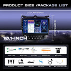 4G+64G Car Radio Stereo for Honda Accord 2003-2007, Wireless CarPlay Android Auto 10.1 Inch IPS Touch Screen Android 13 GPS Head Unit WiFi Bluetooth DSP Audio USB Dual Mic HD Rear Camera