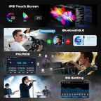 [2+64GB] Android Car Stereo for Kia Sportage 2010-2016 with Wireless Carplay Android Auto, 9 Inch HD Touchscreen Car Radio with GPS WiFi Bluetooth FM/RDS EQ SWC 26UI Backup Camera MIC