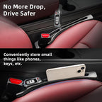 Car Seat Gap Filler Organizer, 2 Pack Seat Gap Plug with Storage Slot, No Drop Seat Guard for Cars & SUVs, Car Seat Accessories with Phone Holder, Universal Fit Fill The Gap Between Seat and Console
