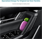 4Pcs for 2025 2026 Mazda CX-50 Center Console Door Handle Pockets | Trash Can Storage Box for 2023 2024 2025 2026 Mazda CX50 Accessories 4-Doors Trash Bin Storage Case TPE Material