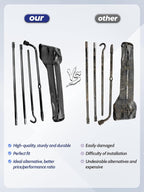 F150 Heavy Duty Spare Tire Tool Kit with Spare Tire Jack Handle and Wheel Lug Wrench Compatible with 2004-2018 F150 Spare Tire Removal Tool Kit