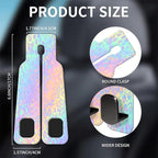 Car Seat Headrest Hook, Universal Leather Cute Hanger Holder Hook, Storage Organizer Interior Accessories for Purse Bags Handbag Colorful Cute Leopard