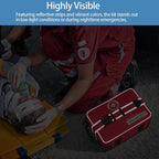 401 Pieces First Aid Kit with 2 Chest Seals & Israeli Bandage -Waterproof, Expandable Trauma Bag for Home, Car, Camping, Outdoor Emergency (Labeled Compartments, MOLLE Mountable)